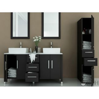 Sirius 59 Double Bathroom Vanity Set by JWH Living