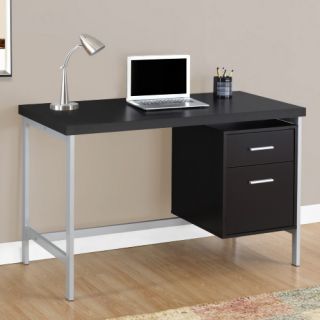 Monarch Specialties Computer Desk with Silver Legs   Desks