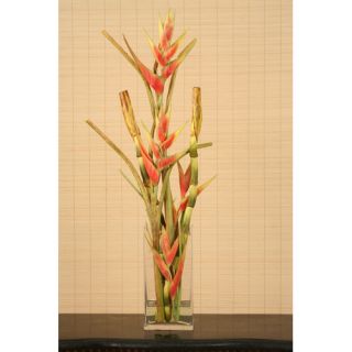 Waterlook Faux Heliconia in Vase by Distinctive Designs