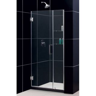 DreamLine Unidoor 35 39x72 inch Frameless Hinged Shower Door