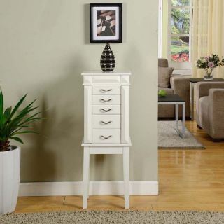 Granada Jewelry Armoire   White   Jewelry Armoires