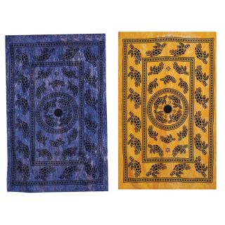 Tutrle March Cotton Tapestry , Handmade in India   Shopping
