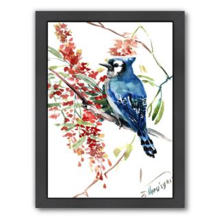 Blue Jay 9 Framed Painting Print by Americanflat