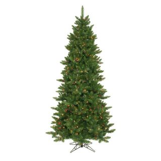 Vickerman Camdon Fir Slim Pre lit Green Christmas Tree