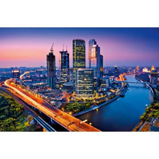 Ideal Decor Moscow Twilight Wall Mural