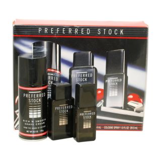 Coty Preferred Stock Mens 3 piece Cologne and Shaving Gift Set