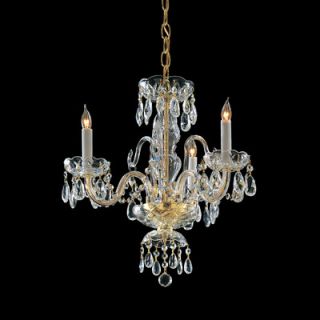 Light Chandelier with Swarovski Strass Crystal by Crystorama