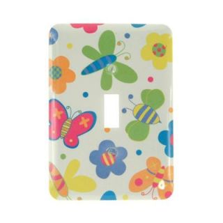 Amerelle Butterflies 1 Toggle Wall Plate 1812T