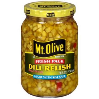 Mt. Olive Dill Relish Made with Sea Salt, 16 fl oz