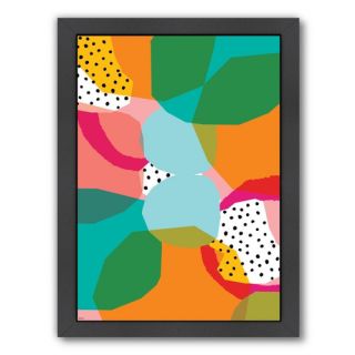 Paula Mills Geometric Shapes Framed Painting Print