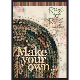 Make Your Own Rag Rug By Lora DVD 1:20 minutes   14955247