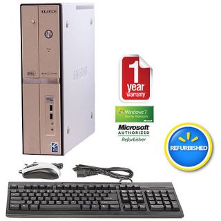 Samsung Pre Owned Refurbished Silver DB Z60 Desktop PC with Intel Core 2 Duo Processor, 2GB Memory, 320GB Hard Drive and Windows 7 Home Premium (Monitor Not Included)