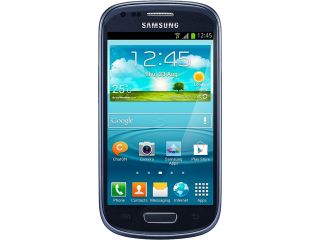 Refurbished: Samsung Galaxy S3 Mini I8200 8GB 3G Blue Value Edition Unlocked GSM Phone 4.0"