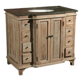Furniture Classics LTD 36 Single Reclaimed Pine Bathroom Vanity Set