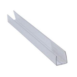 1/4 in. x 96 in. x 1/4 in. Thermoclear Polycarbonate Multi Wall U Channel PCTWU 6MM