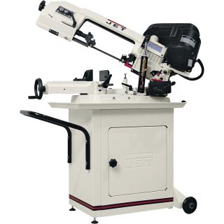 JET Swivel Band Saw with Hydraulic Downfeed — 5in. x 6in., 1/2 HP, Model# HBS-56S