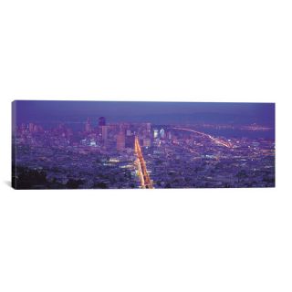 Jacksonville Panoramic Skyline Cityscape Photographic Print on Canvas