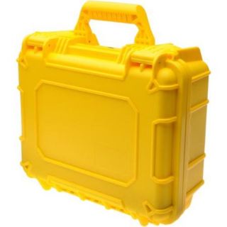 Precision Design PD WPC Waterproof Hard Case with Custom Foam   Large (Yellow) for Digital SLR Cameras, Camcorders, etc.