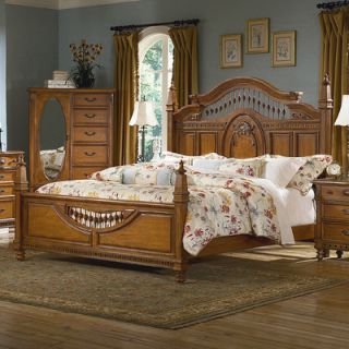 kathy ireland Home by Vaughan Southern Heritage Panel Bed