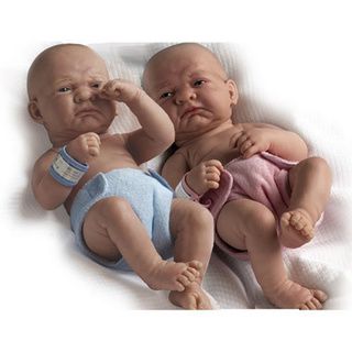 JC Toys Newborn Baby Twin Girl and Boy Dolls   18053937  