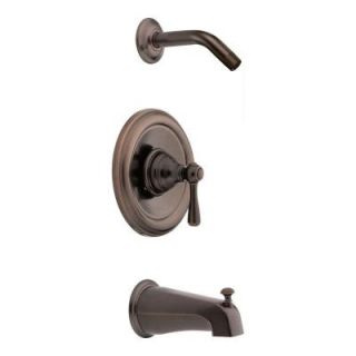 MOEN Kingsley Posi Temp 1 Handle Tub and Shower with Showerhead Not Included in Oil Rubbed Bronze (Valve Sold Separately) T2113NHORB