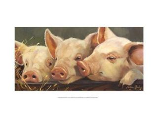 Pig Heaven Poster Print by Carolyne Hawley (19 x 13)