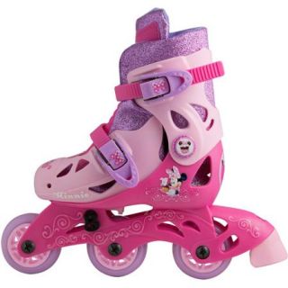 Disney Minnie Mouse Convertible 2 in 1 Kid's Skates, Junior Size 6 9