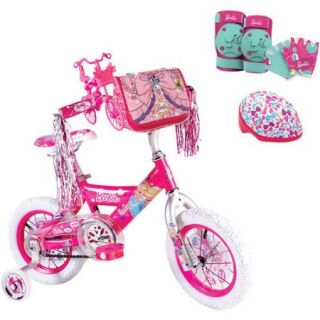 Your Choice: Barbie Girls' Bike w/ Safety Gears bundle