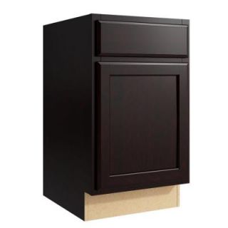 Cardell Stig 18 in. W x 31 in. H Vanity Cabinet Only in Coffee VB182131L.AD5M7.C63M