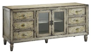 Stein World Vintage Grey Media Console with Drawers