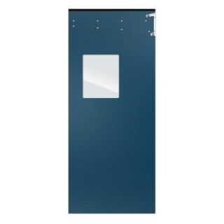 Aleco ImpacDor Optima 1/4 in. x 48 in. x 84 in. Single Ply Blue Impact Door 436045