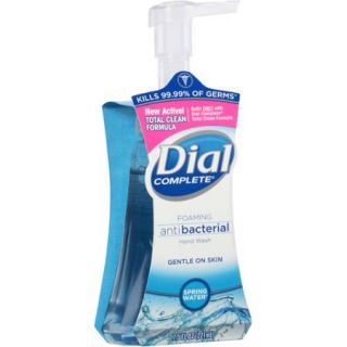 Dial Foaming Antibacterial Spring Water Hand Wash, 7.5fl oz