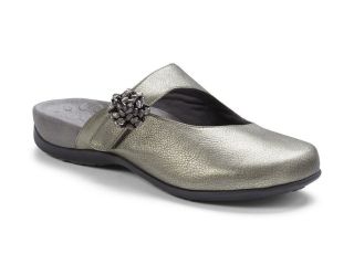 Vionic Joan Womens Luxurious Slip On Pewter Metallic