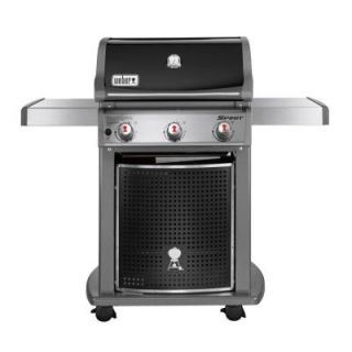 Weber Spirit E 310 3 Burner Propane Gas Grill (Featuring the Gourmet BBQ System) in Black 46513101