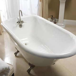 Barclay 60 Inch Cast Iron Roll Top Clawfoot Tub