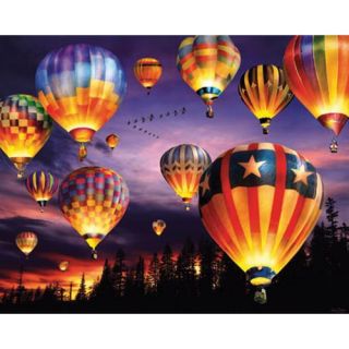 Jigsaw Puzzle 1000 Pieces 24"X30" Balloons Aglow