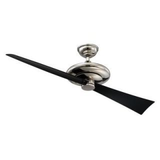 Home Decorators Collection Tetia 52 in. Polished Nickel Ceiling Fan AM239 PN