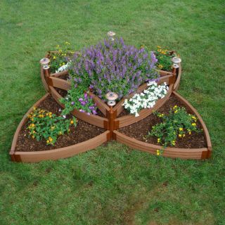 Scenery Solutions 144 in W x L x 18 in H Brown Composite Raised Garden Bed