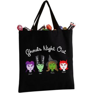 Personalized Halloween Ghouls Night Out Tote Bag