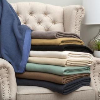 Luxury 100 percent Cashmere Blanket King   Slate Grey