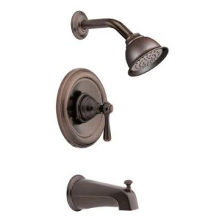 MOEN Kingsley Posi Temp Single Handle 1 Spray Tub and Shower Faucet Trim Kit in Oil Rubbed Bronze (Valve Sold Separately) T2113ORB