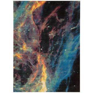 Nourison Altered States Star Bright Multicolor 5 ft. x 7 ft. Area Rug 147431