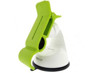 Lime Green/ White Universal Phone/ MP3 Car Dash Mount w/ 360 Degree Rotation   Mount Your Device (Even Galaxy Note Size) w/ 1 Hand!