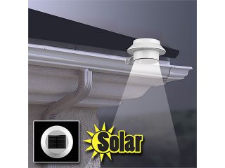 2 Pack Rethink Solar Weather Resistant LED Lights for Gutters, Walls or Posts!