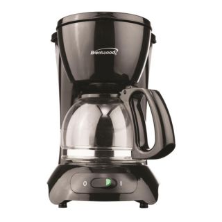 Brentwood TS 214 4 Cup Coffee Maker  Black   15568474  
