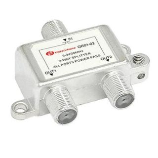 2 Way TV RF Coaxial Cable Splitter for CATV Signal