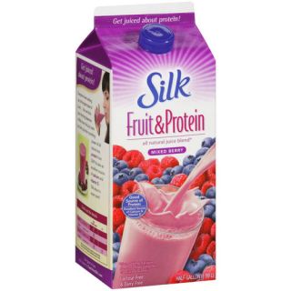 Silk Fruit & Protein Mixed Berry All Natural Juice Blend, 0.5 gal