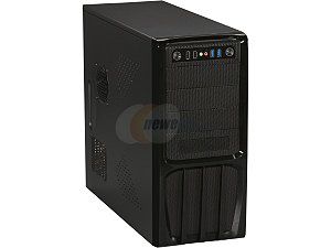 Rosewill R536 BK   Black, Hot Dipped Galvanized Steel ATX Mid Tower Computer Case with 500W Power Supply