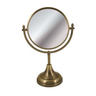 8" Vanity Top Make Up Mirror, 4x Magnification (Build to Order)
