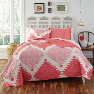KD Spain Kaleo Quilt Set Pink   Bedding and Bedding Sets